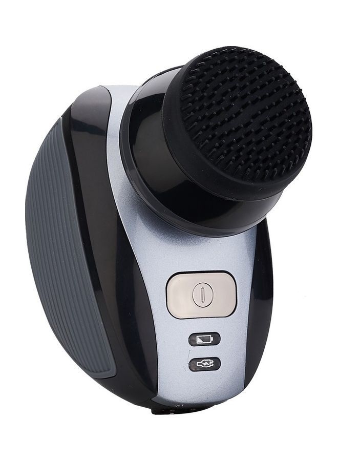 NIBEMINENT 5-In-1 4D USB Cordless Bald CutterHead Grooming Rechargeable Electric Shaver Black/Silver - Image 5