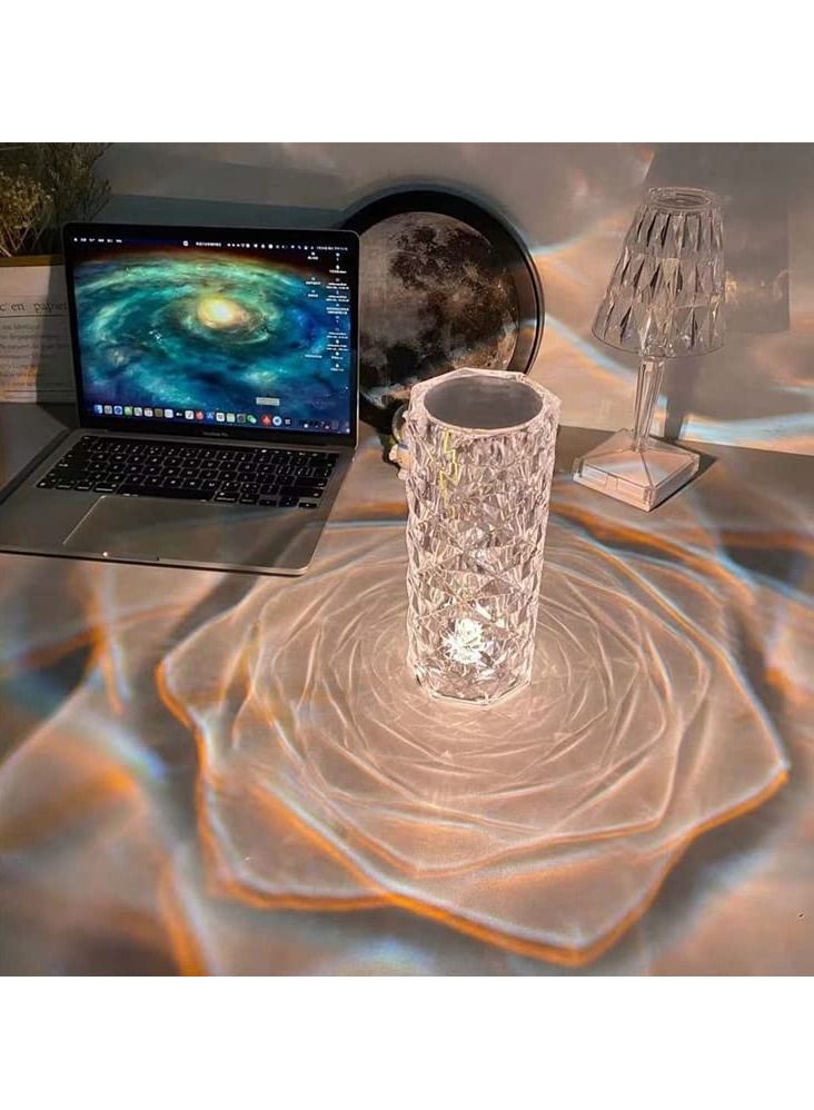 Contex Rose Diamond USB Rechargeable Table Touch Lamp - Image 4