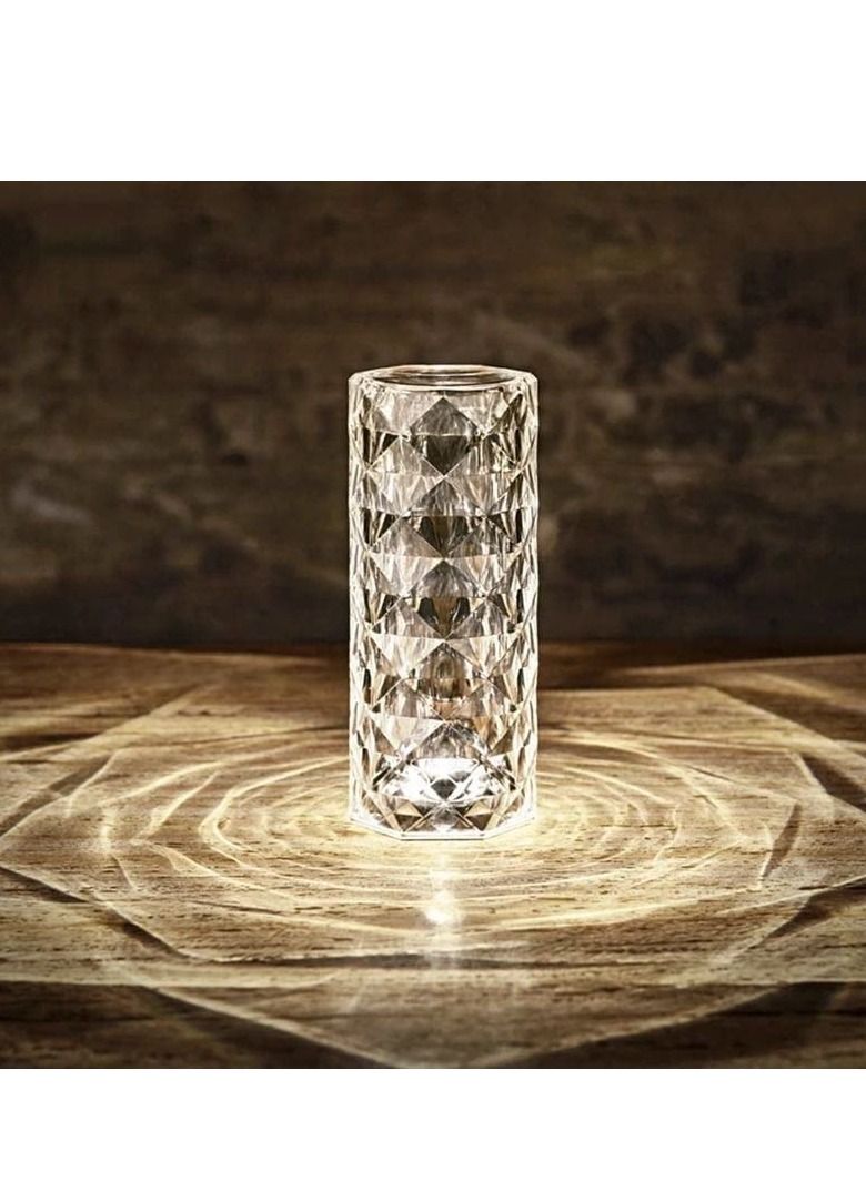 Contex Rose Diamond USB Rechargeable Table Touch Lamp - Image 1
