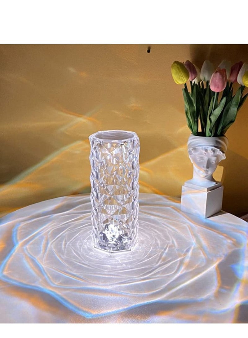 Contex Rose Diamond USB Rechargeable Table Touch Lamp - Image 2