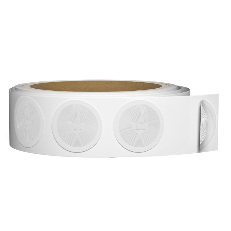 Timeskey NFC 100 قطعة ملصقات ميفير كلاسيك 1 ك NFC 13.56 ميجاهرتز ملصق RFID ISO 14443A ملصق RFID ميفير 1 ك S50 ملصق ميفير كلاسيك 1 ك ذاتي اللصق 1 بوصة دائري - Image 1