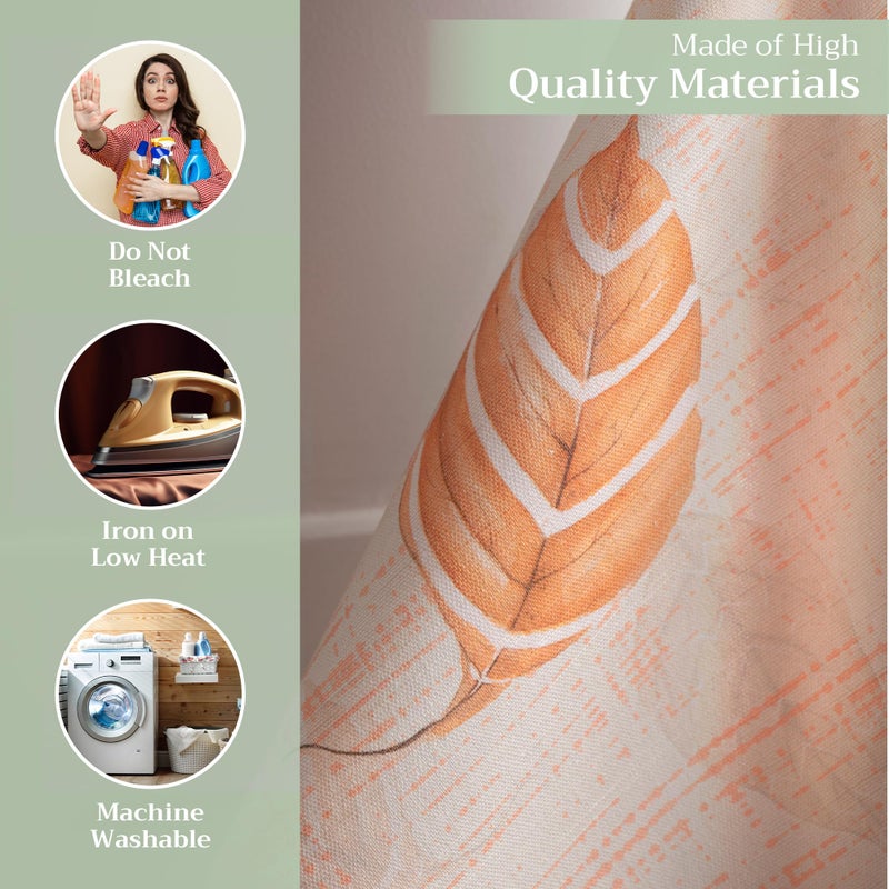 Maison d' Hermine Kitchen Towel 100% Cotton Quick Dry Cleaning Dishtowel for Gifts  Dining  Home  Wedding  Banquet  Buffet  Colors of Autumn - Thanksgiving/Christmas (Set of 3) - Image 3