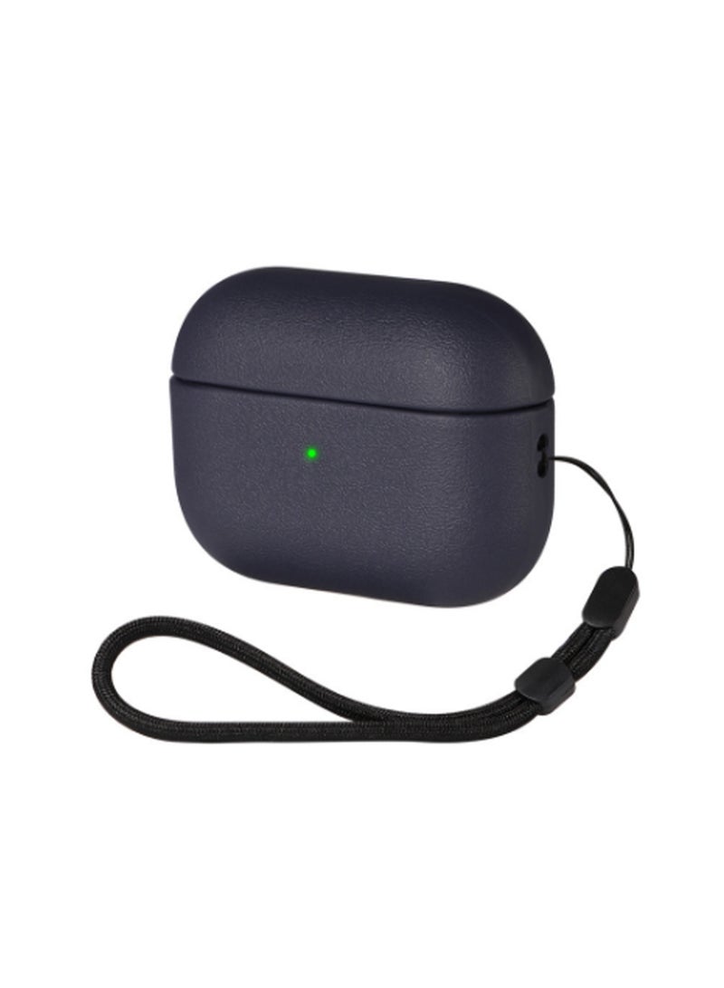 Navy Blue Soft Shell Airpods 3rd Generation Protective Case Shockproof Soft Silicone Protective Case, Protective Earphone Box Bluetooth Earphone Case - Image 1