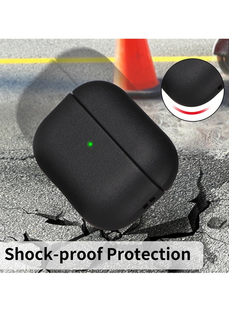 Navy Blue Soft Shell Airpods 3rd Generation Protective Case Shockproof Soft Silicone Protective Case, Protective Earphone Box Bluetooth Earphone Case - Image 3