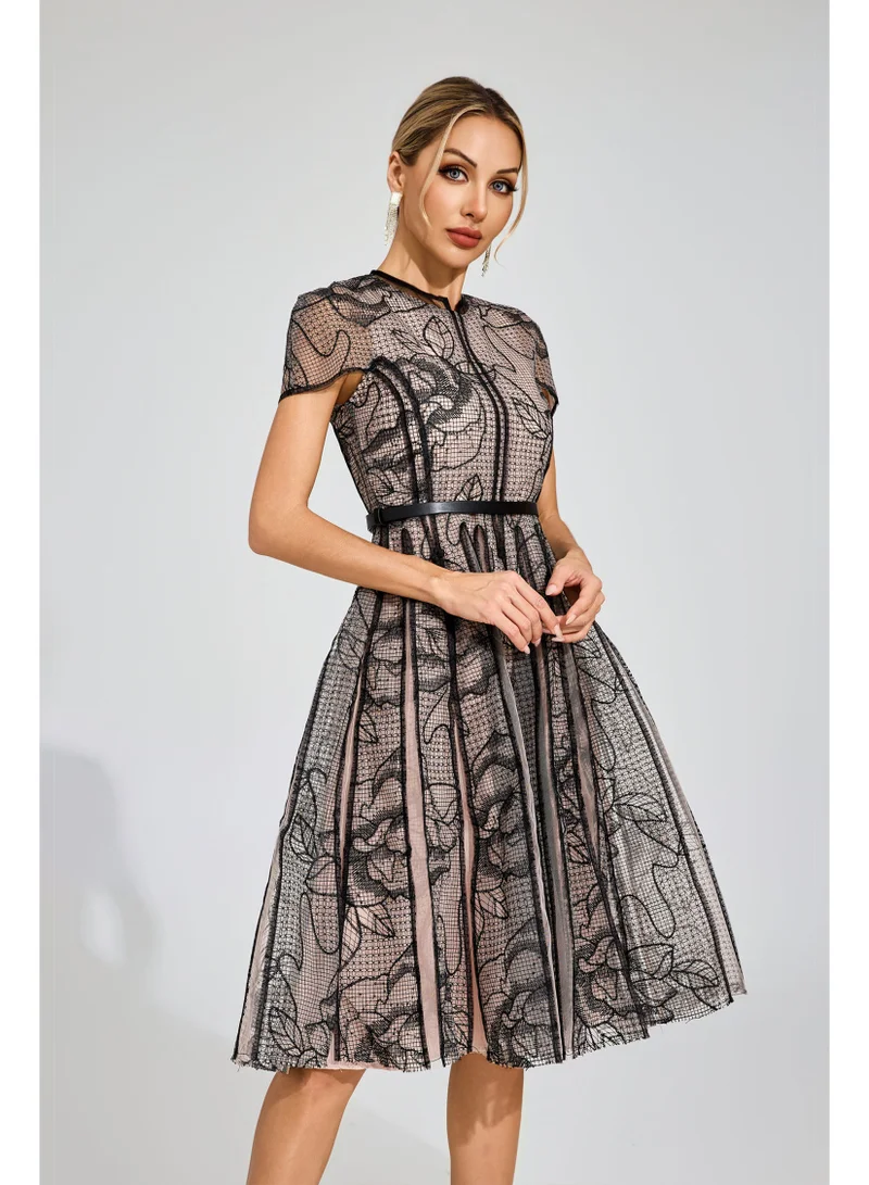 Catchall  Malthus Mesh Midi Dress for Women | Best Price UAE
