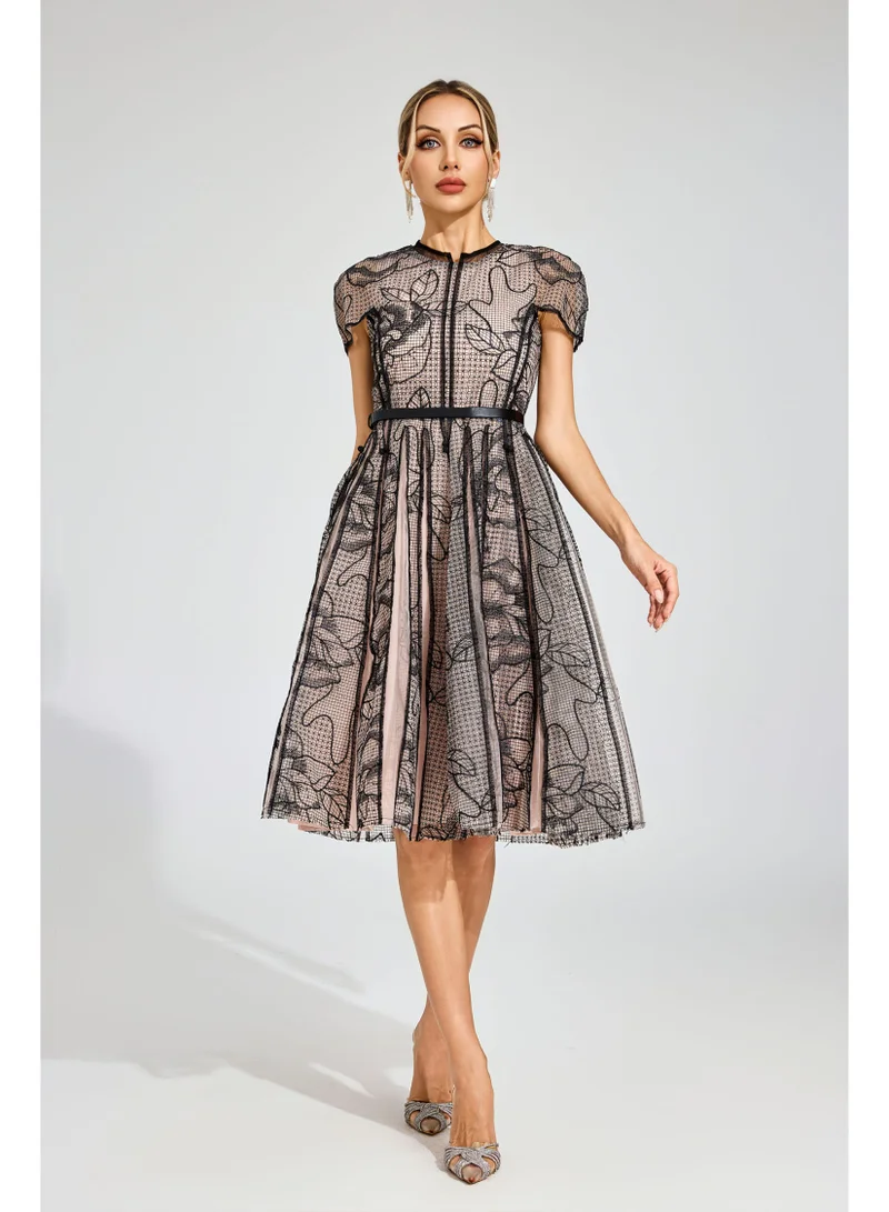 Catchall  Malthus Mesh Midi Dress for Women | Best Price UAE