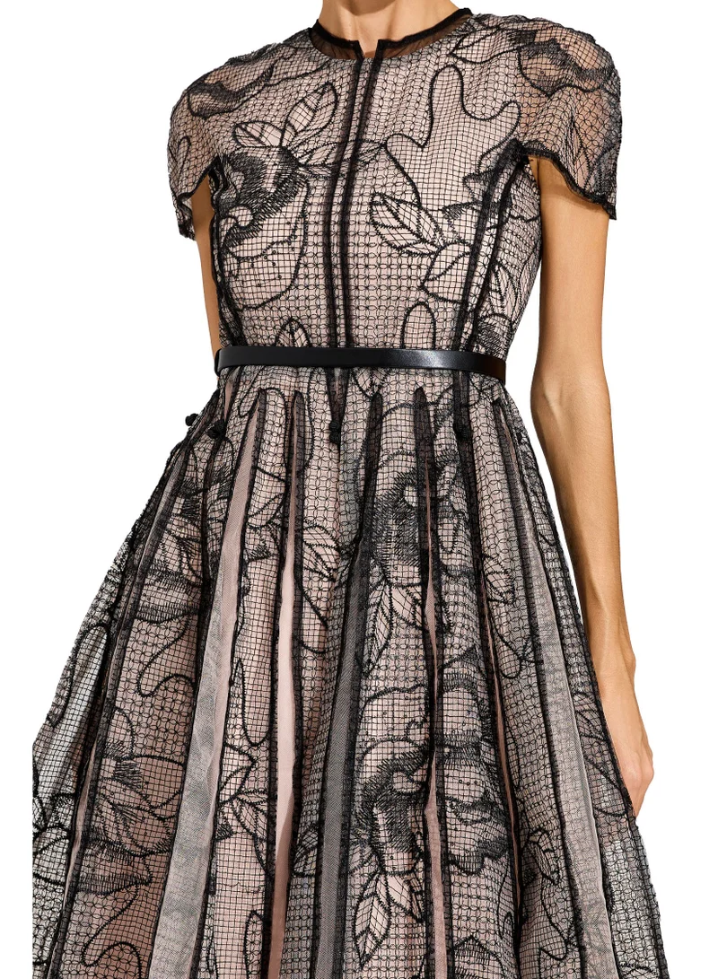 Catchall  Malthus Mesh Midi Dress for Women | Best Price UAE