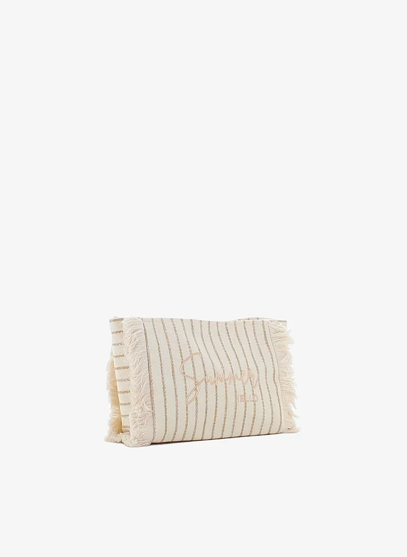 Marina Galanti Marina Galanti Laconi Fabric Beauty Case - Beige