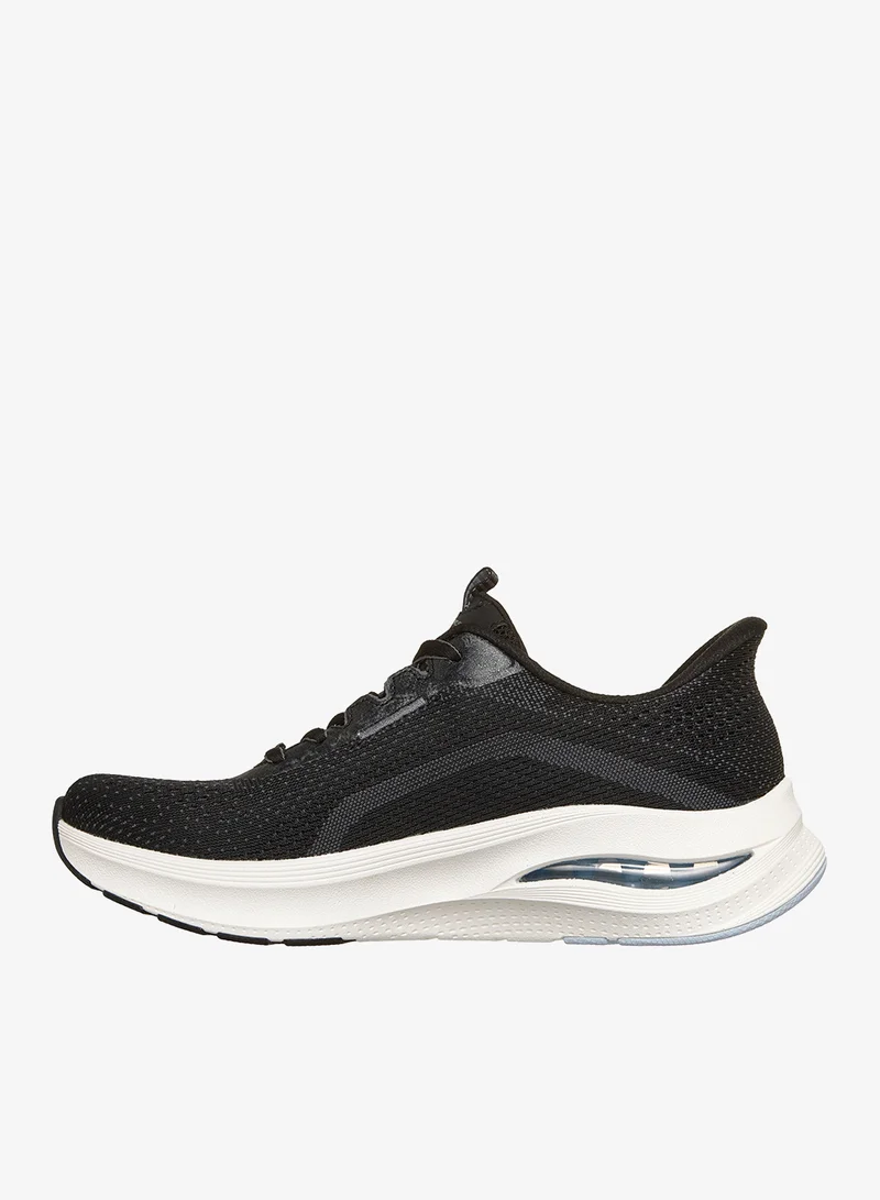 Skechers BLACK MESH/SYNTHETIC/LIGHT BLUE TRIM Arch Fit Skech-Air for Women | Best Price UAE