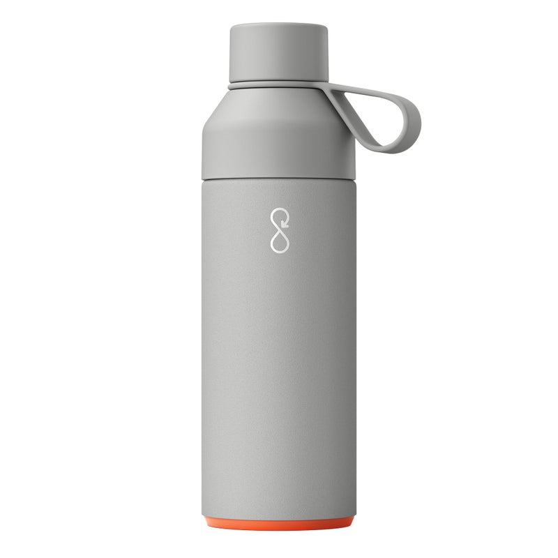 Ocean Bottle Big 34 oz | Stainless Steel Water Bottle | Reusable & Sustainable | Keeps Drinks Cold & Hot | Eco Friendly Gift (Rock Grey) - Image 1