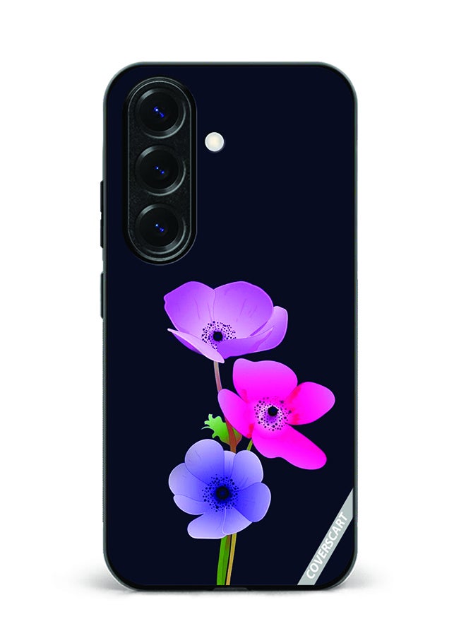 COVERSCART Protective Case Cover For Samsung Galaxy S25 Flowers Design Multicolour