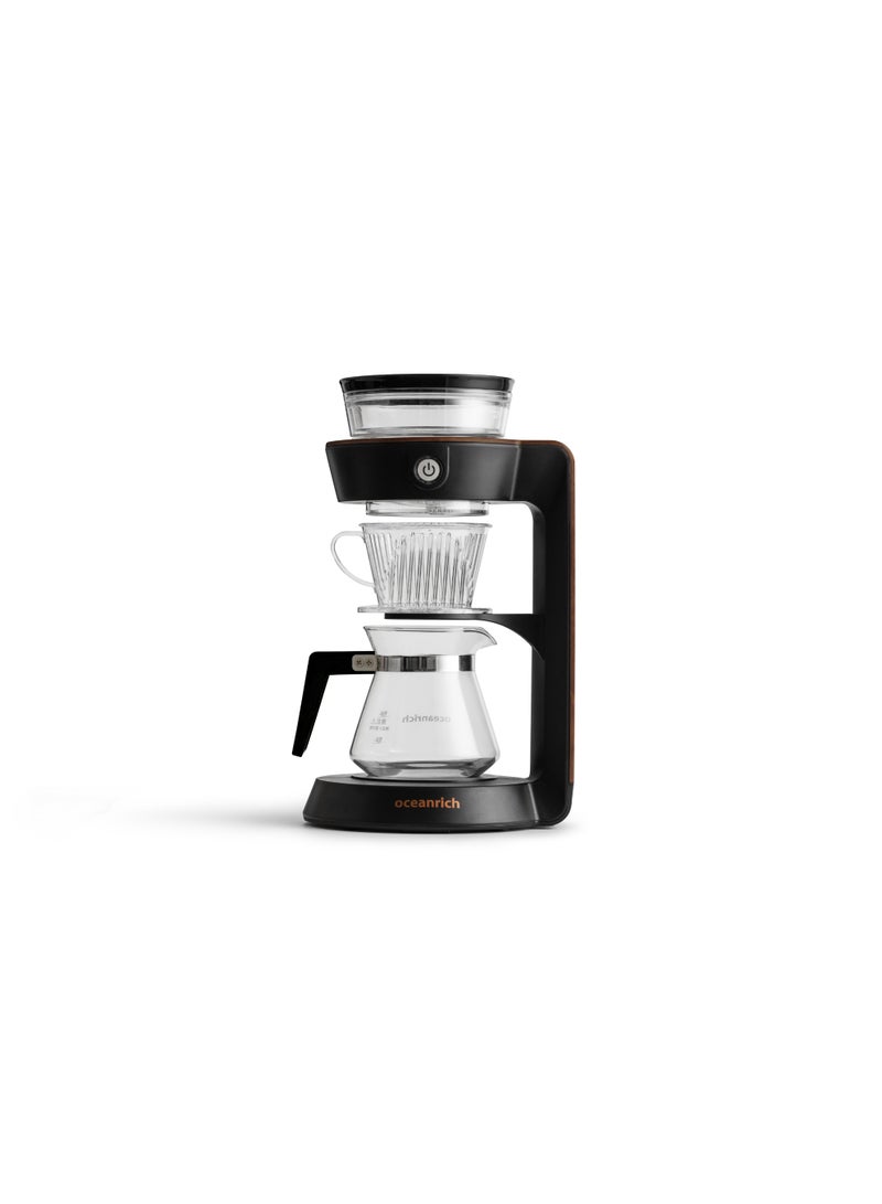Oceanrich CR7352AD Rotating Automatic Pour Over Coffee Maker – Portable Battery Operated Drip Coffee Brewer (1–2 Cups) - Image 1