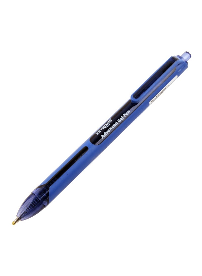 Keyroad Gel Pen - 0.7mm Blue Rubber Body - Model KR972870