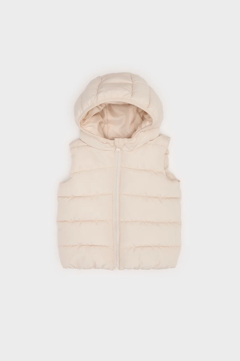 ديفاكتو Baby Girl Hooded Puffer Vest