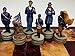 HPL 32 Piece Themed Set of Chess Men Pieces Civil War or American Revolution or WW2 NO Board American Civil War General Queens - Image 2