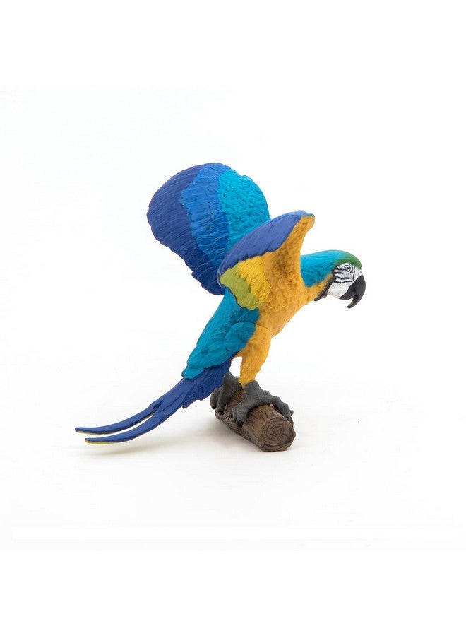 Papo -Hand-Painted - Figurine -Wild Animal Kingdom - Blue Ara Parrot -50235 -Collectible - for Children - Suitable for Boys and Girls- from 3 Years Old - Image 4