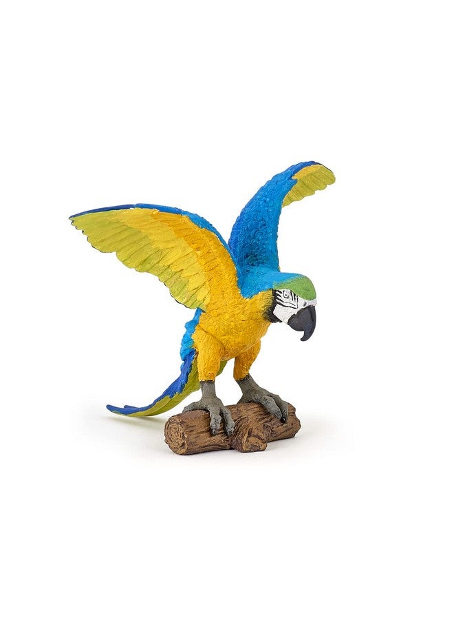 Papo -Hand-Painted - Figurine -Wild Animal Kingdom - Blue Ara Parrot -50235 -Collectible - for Children - Suitable for Boys and Girls- from 3 Years Old - Image 1