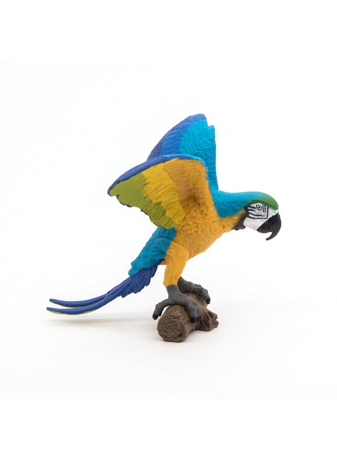 Papo -Hand-Painted - Figurine -Wild Animal Kingdom - Blue Ara Parrot -50235 -Collectible - for Children - Suitable for Boys and Girls- from 3 Years Old - Image 3