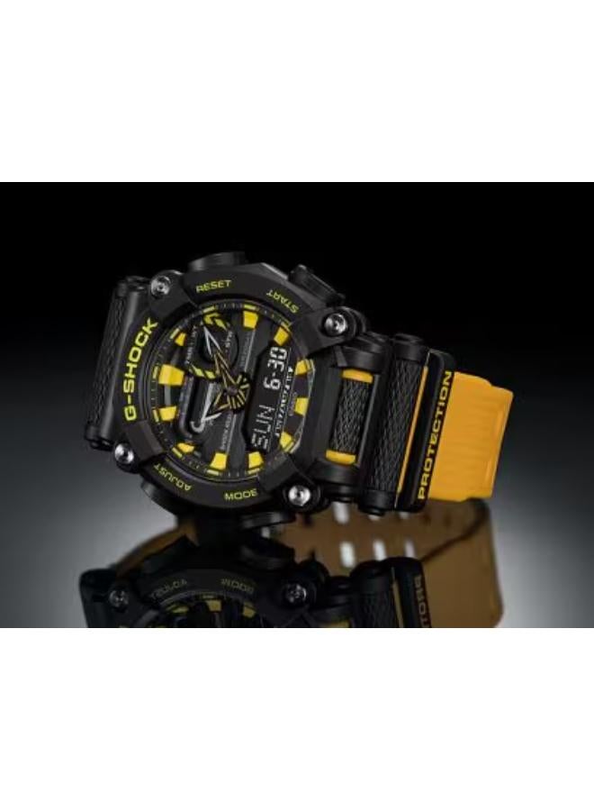 G-SHOCK Men's Analog-Digital Display Watch With Black Resin Strap - GA-900A-1A9DR - Image 3