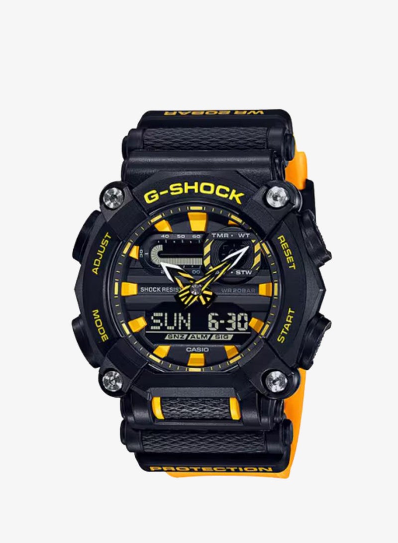 G-SHOCK Men's Analog-Digital Display Watch With Black Resin Strap - GA-900A-1A9DR - Image 1