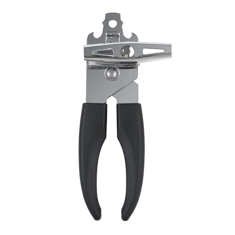 Rasikvar 3-in-1 Can Opener and Tin Cutter and Bottle Opener with Comfortable Smooth Edge & Anti Slip Hand Grip for Kitchen, Outdoor Camping - Image 1