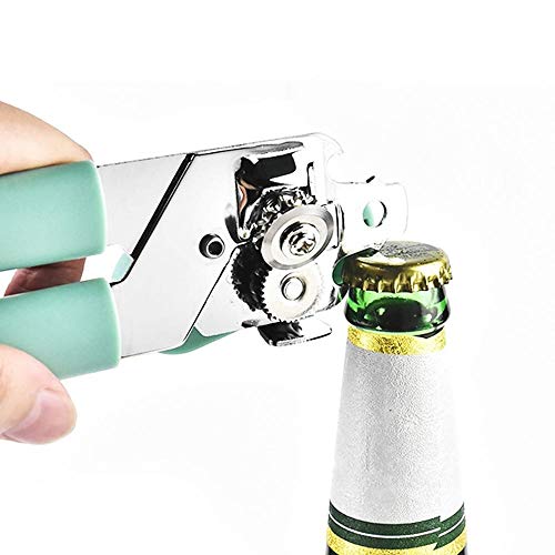 Rasikvar 3-in-1 Can Opener and Tin Cutter and Bottle Opener with Comfortable Smooth Edge & Anti Slip Hand Grip for Kitchen, Outdoor Camping - Image 3