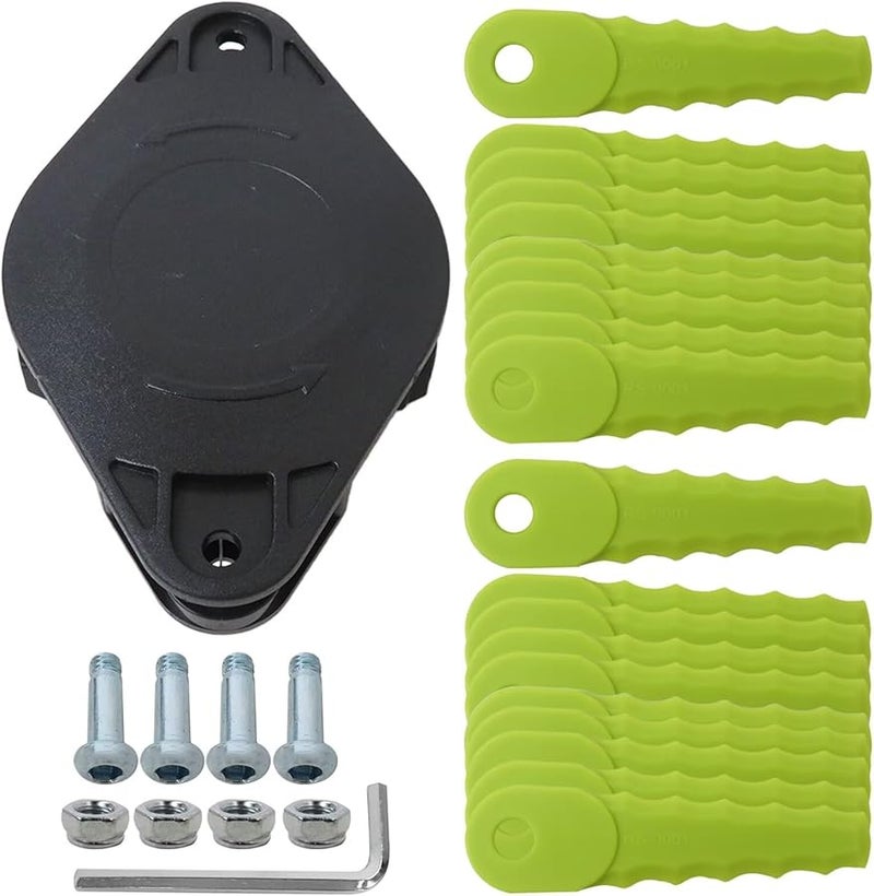 Blue Elf Premium Blade Trimmer Head Kit With 20 Blades For Weed Eater Ryobi 18V Models P2052 P2051 P2050 - Image 2