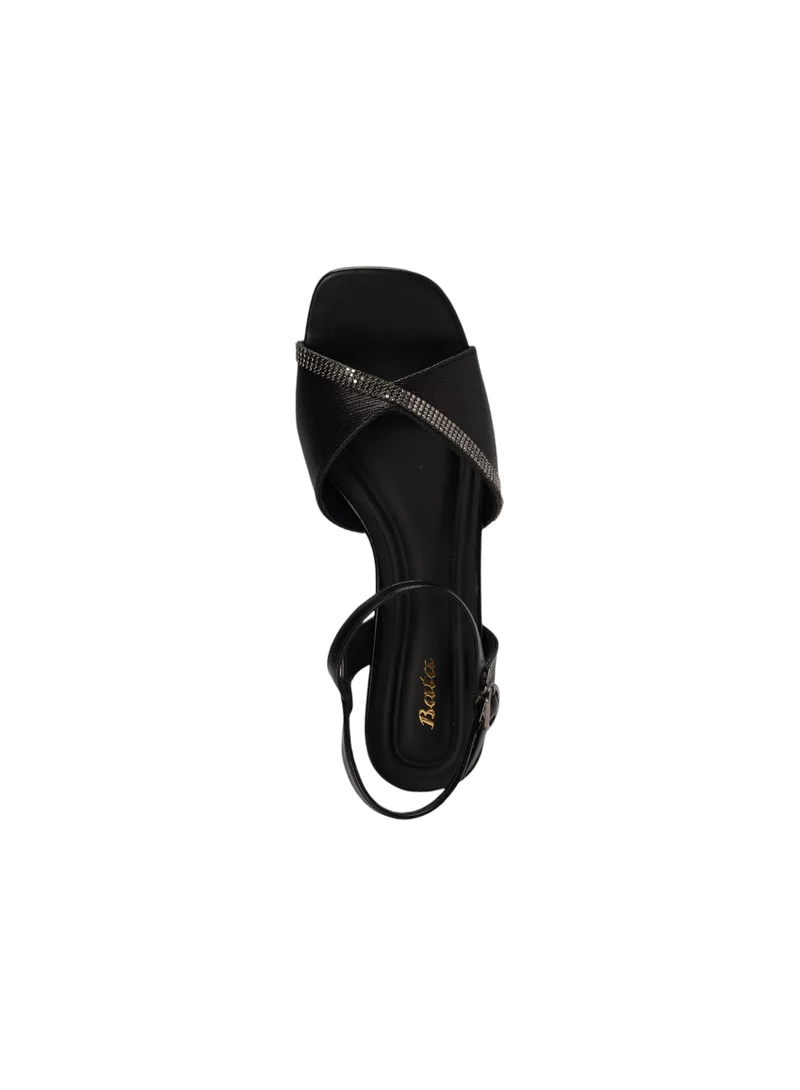 Bata Block Heel Ankle Strap Sandals