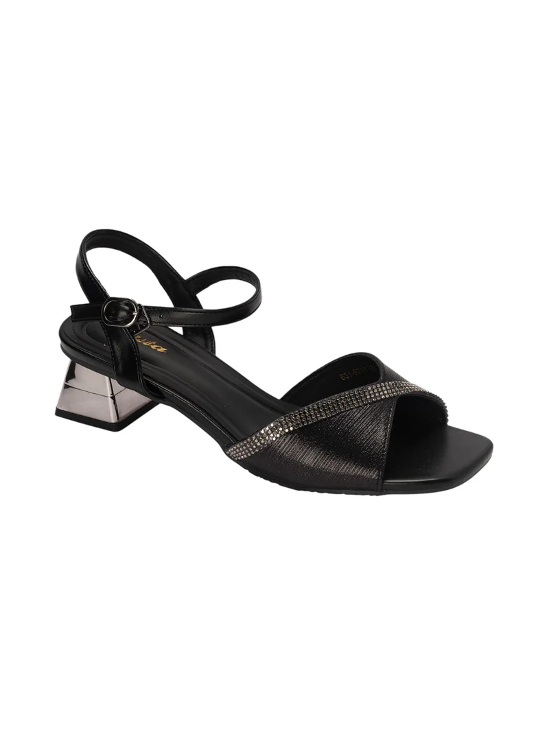 Bata Block Heel Ankle Strap Sandals