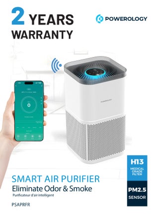 Smart Air Purifier / Eliminate Odor and Smoke / Shield Yor Space from Allergens / Dust Mites/ Pet hair/ Mold/ Pollen / Low-Noise - White - pzsku/Z69CE02EC988A0B19E3E7Z/45/1746804934/2e143718-2a80-41c0-9585-9eac5d9046f9