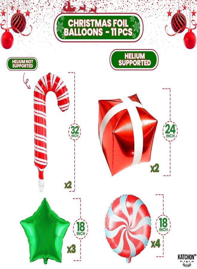 KatchOn, Christmas Balloon Arch Kit - Pack of 123 | Latex & Foil Balloons for Outdoor Christmas Decorations Indoor | Candy Cane Balloon for Merry Xmas Balloons Decorations | Xmas Latex Balloon - Image 2