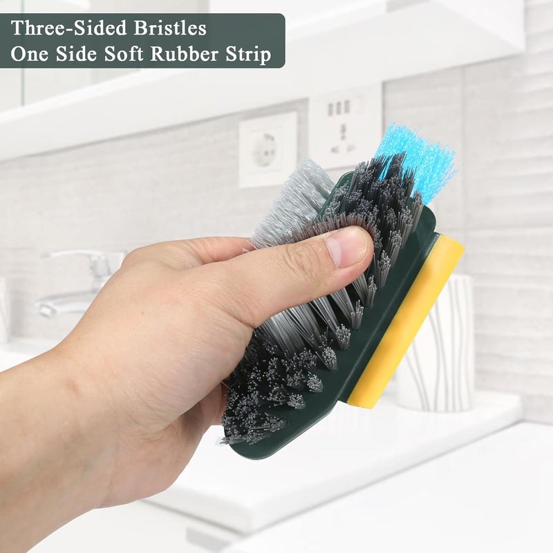 ESTAMINE Multi-Purpose Gap Cleaning Brushes, Durable Bristles Suitable for All Surfaces, Stubborn Stains Remover, Crevice Scrub Brush, Ideal for Kitchen, Bathroom, Tracks, and Shoe Seams (Pack of 2) - Image 5