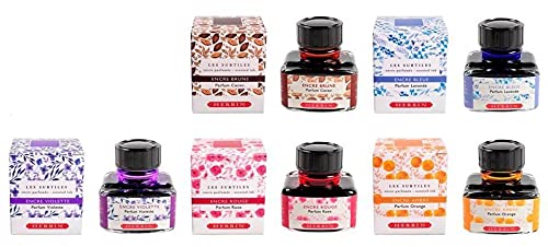 Jacques Herbin Fountain Pen Ink, Orange, 30ML Bottle - Image 5