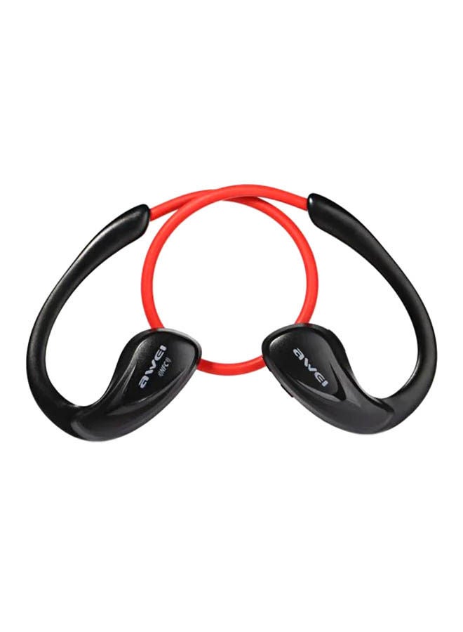 NIBEMINENT Bluetooth In-Ear Earphones With Mic Black/Red - Image 1