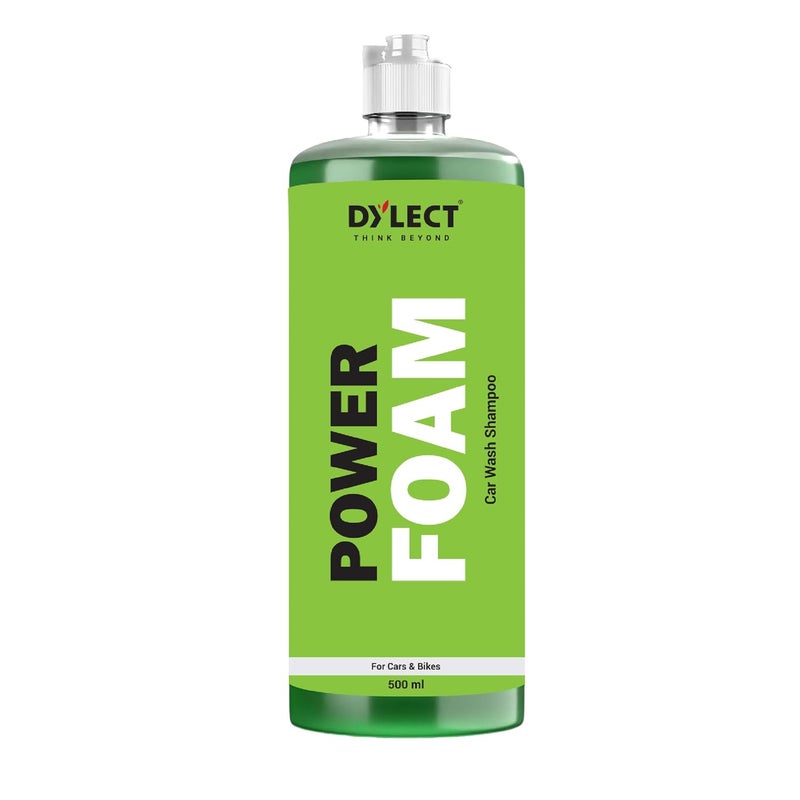Dylect ® Power Foam Car Wash Shampoo 500ml | Thick Foam, pH Balanced & Paint Safe | Bike & Car Washing Shampoo for Foam Cannon, Pressure Washer & Bucket Wash - Image 1