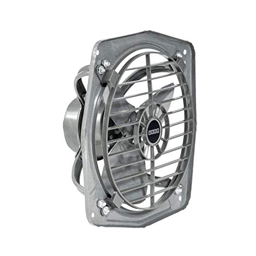 Usha Aeroclean 300 mm (12‑Inch) Exhaust Fan | Goodbye Oil & Dust Lacquer Coating | 100% Copper Motor | Scratch‑&‑Stain‑Resistant | Aerodynamically Balanced Blades | 2‑Year Warranty| Metallic Grey - Image 3
