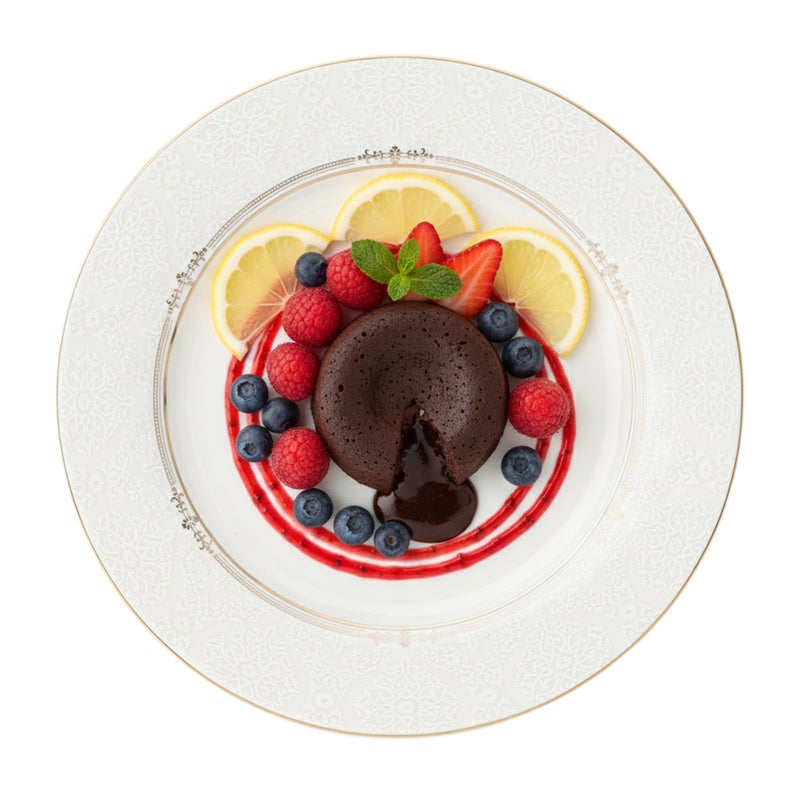 Shallow ISLA New Bone China Dessert Plate 19 cm – White with Elegant Gold Rim, Premium Tableware for Daily Use, Brunch, Coffee Station, Ramadan, Eid, Diwali & Gifting (Set of 6) - Image 4