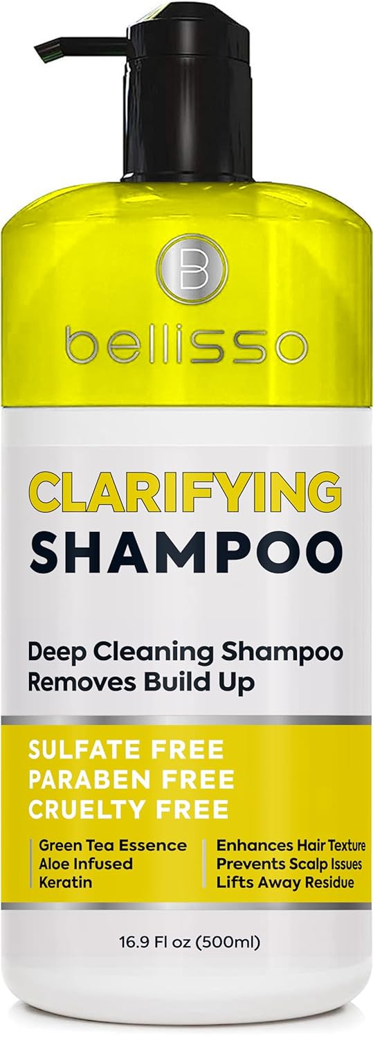 Clarifying Shampoo for Women and Men  Ideal for Oily Hair and Build Up  Gentle Moisturizing Sulfate Free Formula  Safe for Color Treated Curly Perms and Dry Scalps  Remove Chlorine for Swimmers