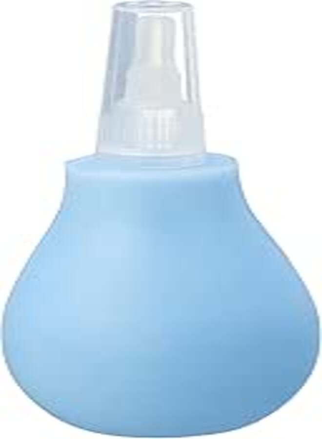 La Frutta Baby Silicone Nasal Aspirator - Blue and Clear
