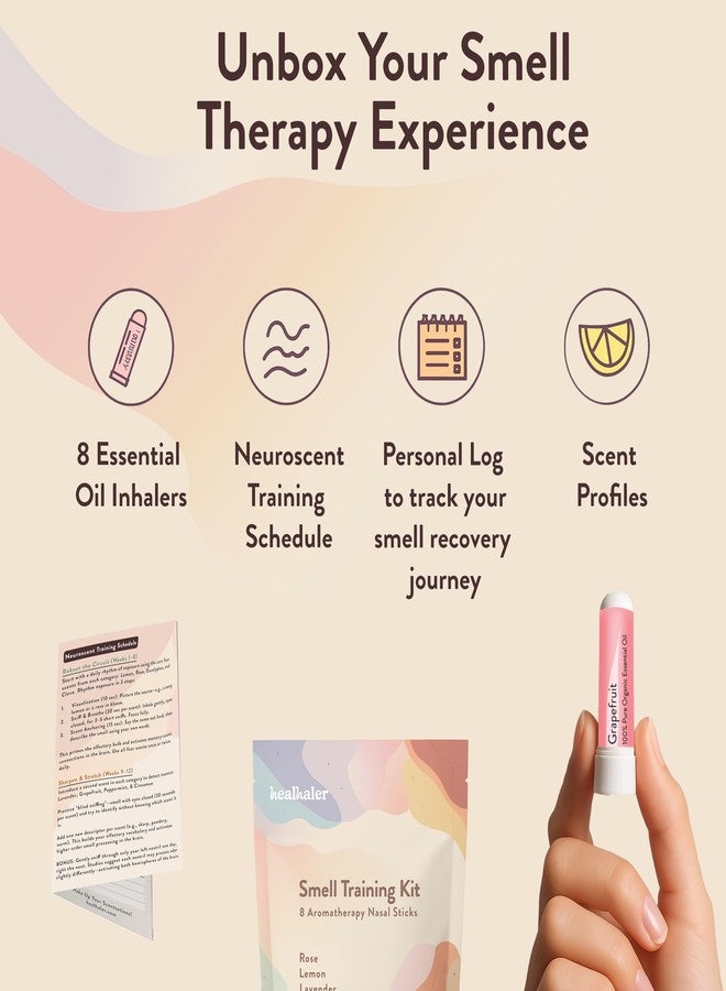 Healhaler Smell Training Kit, Restore Sense of Smell and Taste, 8 Unique Scents, Made in The USA - Image 5