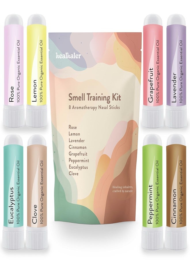 Healhaler Smell Training Kit, Restore Sense of Smell and Taste, 8 Unique Scents, Made in The USA - Image 1