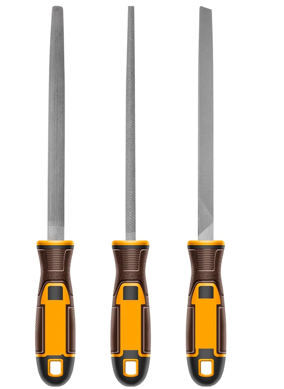 KASHTHA ENTERPRISE KASHTHA ENTERPRISE 3 Pcs Steel File Set  - Image 1