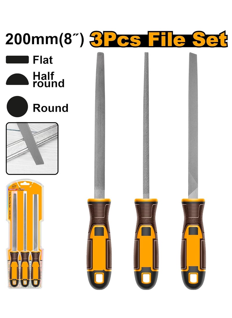 KASHTHA ENTERPRISE KASHTHA ENTERPRISE 3 Pcs Steel File Set  - Image 2