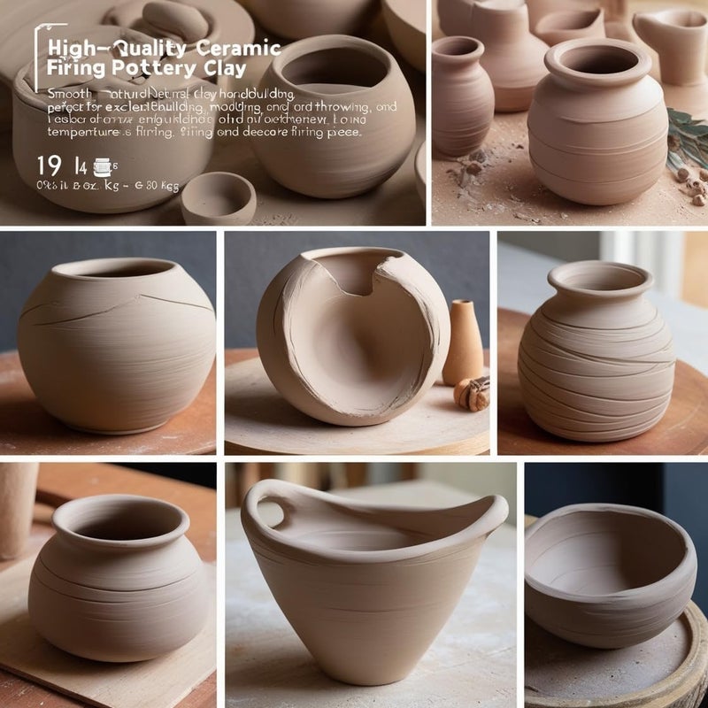 Braintastic طين براينتاستيك - طين جاف للهواء للنحت، الفخار، مشاريع الفن، والحرف - مثالي للمبتدئين والمحترفين - مثالي للتشكيل، فن ليبان، والإبداعات الخزفية - Image 5