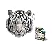 Madd Capp Puzzles I AM White Tiger 300 pieces Animal Shaped Jigsaw Puzzle - Image 2
