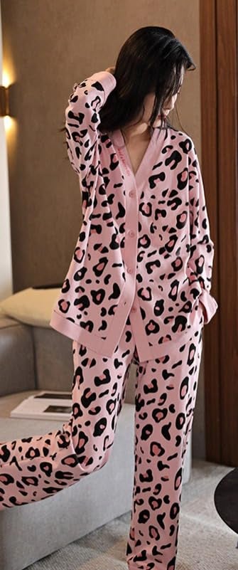 Celary Korean Style Women’s Night Suit|| Cute Printed Pajama Set with Long Sleeve Top & Pants|| Cotton Loungewear||Winter Night Dress|| Full Sleeves with Front Buttons - Image 5