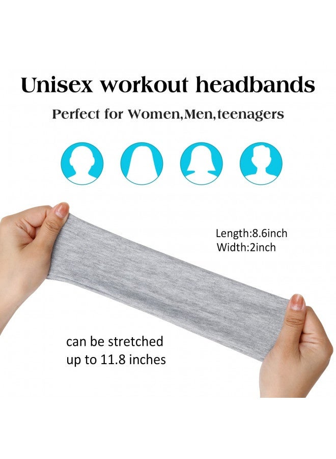 TERSE TERSE Cloth Headbands for Women Pink Hair Bands for Women Non Slip Soft Fabric Thin Head Band Elastic Sweat Hairbands Cute Hair Wrap for Girls Fashion Hair Accessories for Women  - Image 3