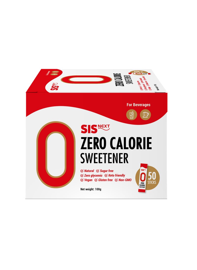 SIS Next Zero Calorie Sweetener 50 Sticks 100 G  - Image 1