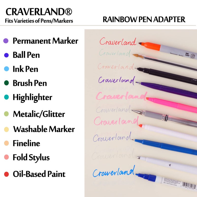 CRAVERLAND Pens Adapters Compatible with Maker 4 3/Maker/Explore 4 3/Air 2/Air/Venture,15x2 Pen Holders Work with More Than 40 Pens - Image 5