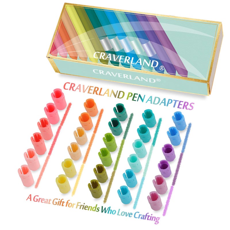 CRAVERLAND Pens Adapters Compatible with Maker 4 3/Maker/Explore 4 3/Air 2/Air/Venture,15x2 Pen Holders Work with More Than 40 Pens - Image 2